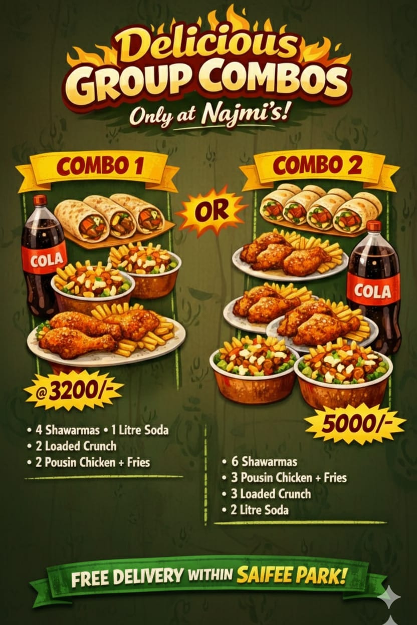Big Family Sized Combos