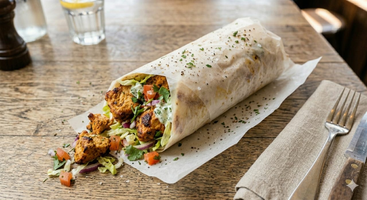 Chicken Tikka Shawarma